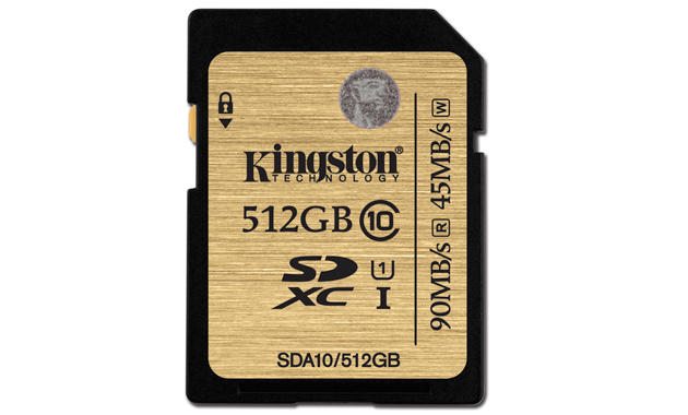 Kingston присоединяется к производителям карт памяти SDXC емкостью 512 GB