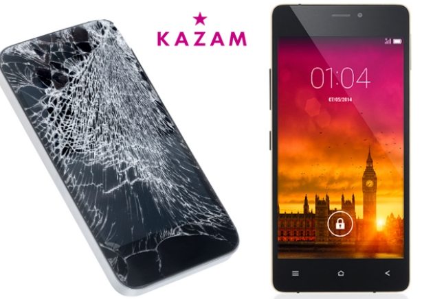 Смартфони KAZAM з 3-річною гарантією і річний страховкою екрану