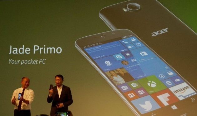 Acer Jade Primo Windows Mobile 10  Continuum - смартфон который может заменить ПК. Бейне
