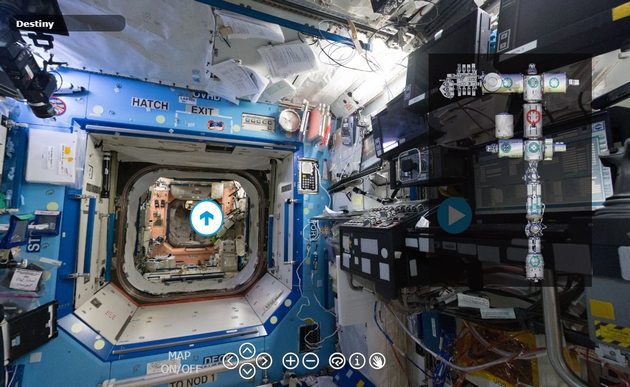 Виртуальный тур по интерьеру Международной Космической Станции