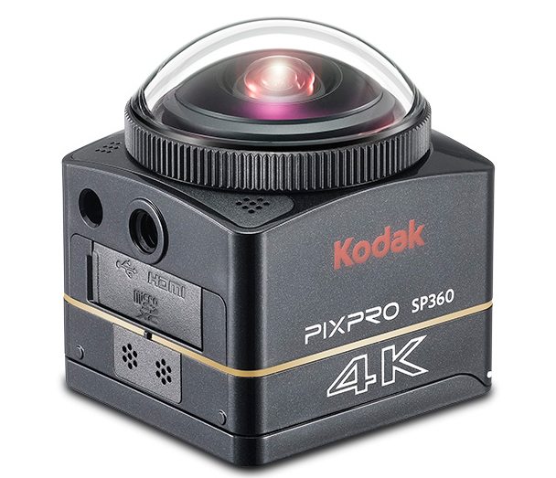 Спортивная камера Kodak PIXPRO SP360-4K выполняет 360-градусное видео в формате 4K