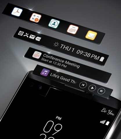 LG V10 - интересный смартфон с двумя экранами. Бейне