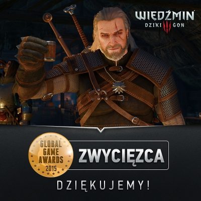 Witcher 3: Дикая Охота награжден на Global Game Awards 2015