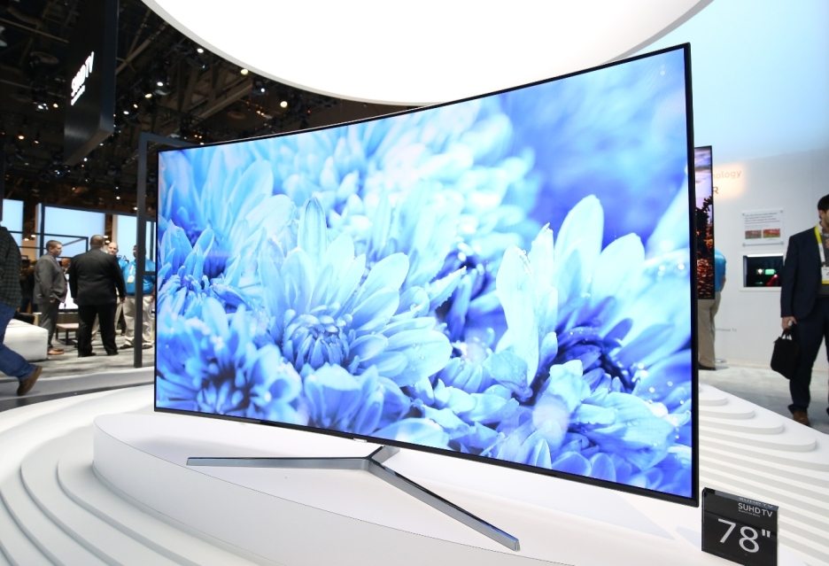 Samsung Smart TV at the show