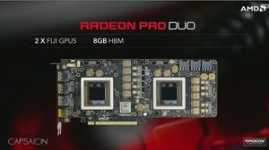 AMD Radeon Pro Duo - наиболее эффективная видеокарта за 1499 даляраў