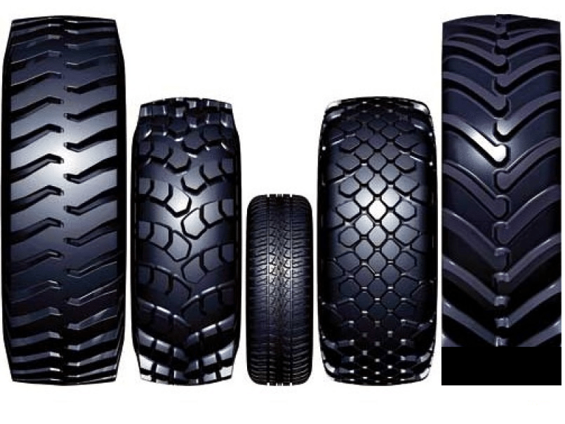 a photo. Tires for trucks