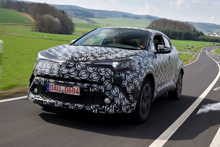 Toyota C-HR view from the outside