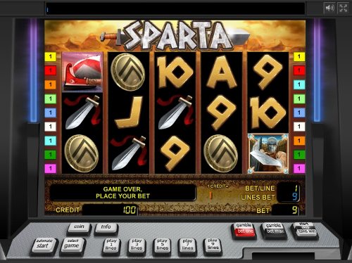 Азартная игра спартанцы, играть онлайн