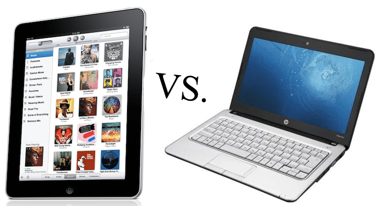 ipad vs netbook - what to choose. A photo