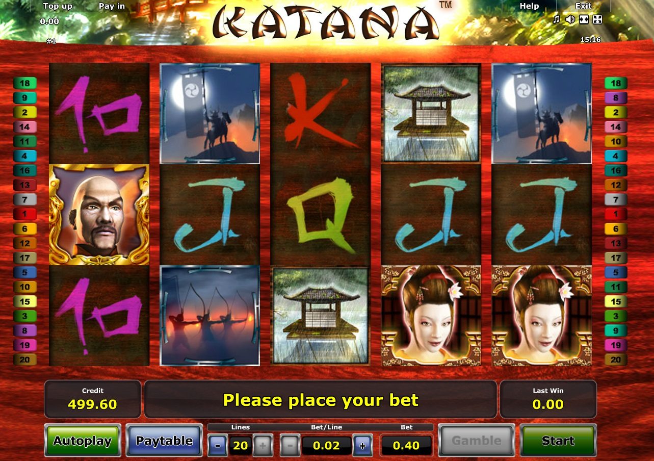 Фото азартной игры Katana