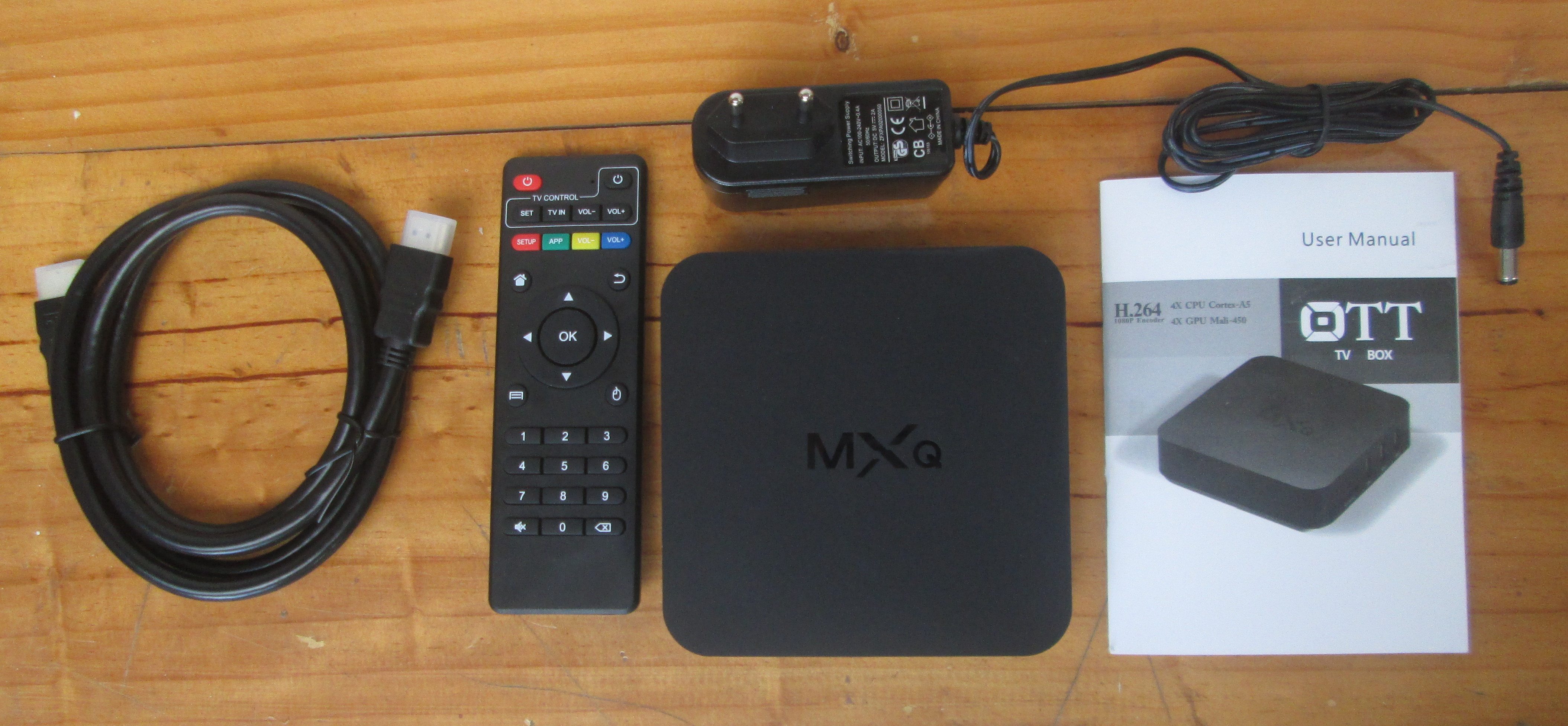 Mxq pro - TV set-top box to the TV