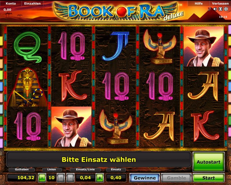 Slot machine Book of Ra Deluxe