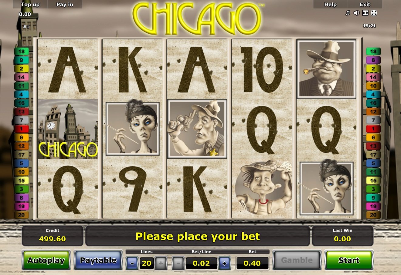 Азартная онлайн игра бесплатно Чикаго