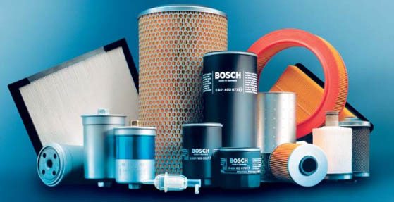  The Bosch fuel filters. a photo