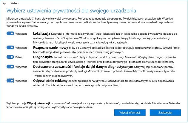 Windows 10, нарэшце, позволит нам обеспечить конфиденциальность