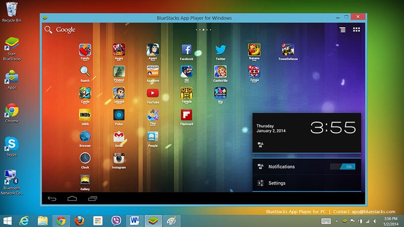 android emulator on your PC