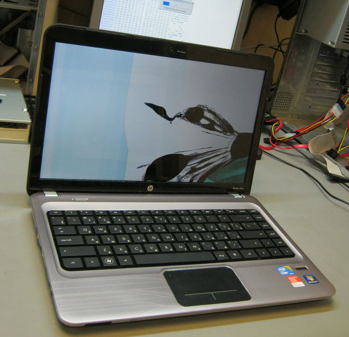 ноутбуков HP с разбитым экраном