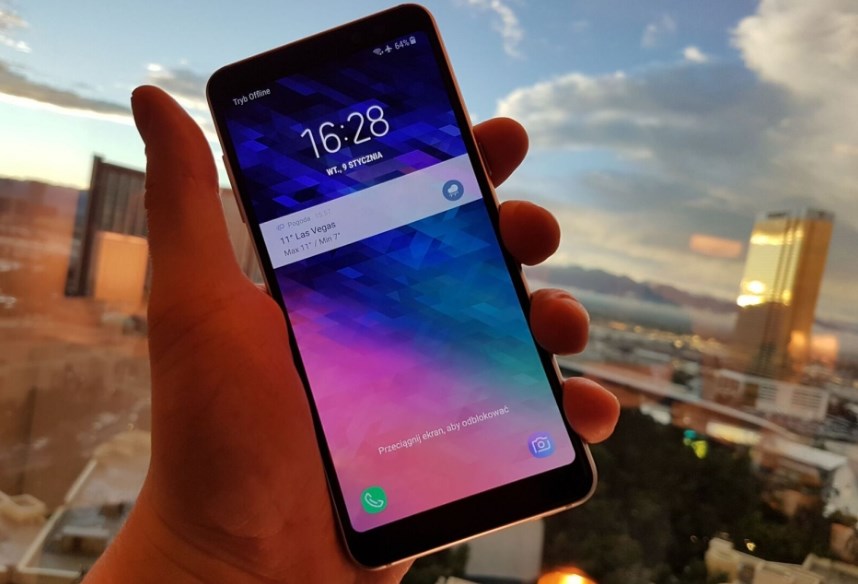Galaxy A8 2018 - first impressions of the smartphone in Las Vegas