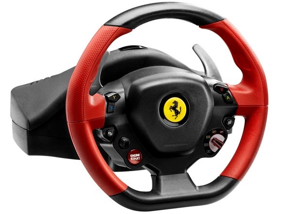 Обзор Thrustmaster 458 Spider - игровой руль с логотипом Ferrari
