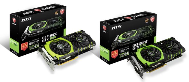 MSI GeForce GTX 960 и 970 GTX dsgeotys ограниченным тиражом: Gaming 100ME