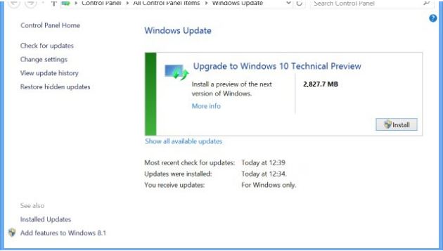 Windows 10 - простое обновление программного обеспечения с помощью Windows Update