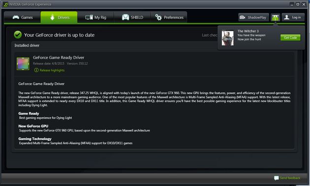 Безкоштовна гра Відьмак 3  для покупців GeForce GTX Titan X