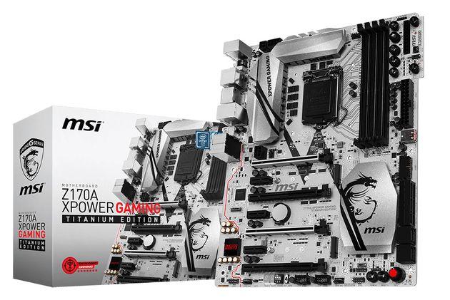 MSI Z170A XPower Gaming Titanium: белый материнская плата для геймеров и оверклокеров
