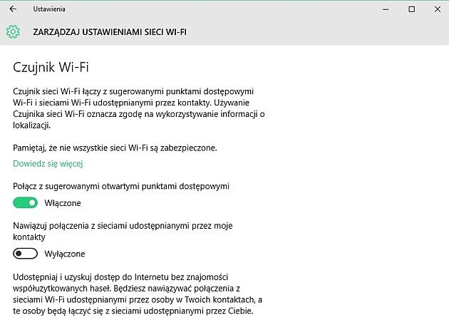 Wi-Fi Sense в Windows 10. Зручність або ризик для безпеки даних?