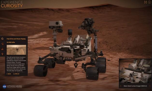 Исследование Марса в кресле с помощью симуляторов НАСА