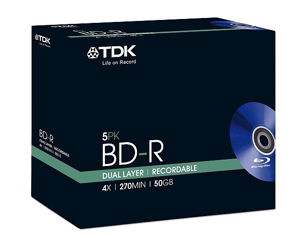 Двойная емкость Blu-ray от TDK Life on Record