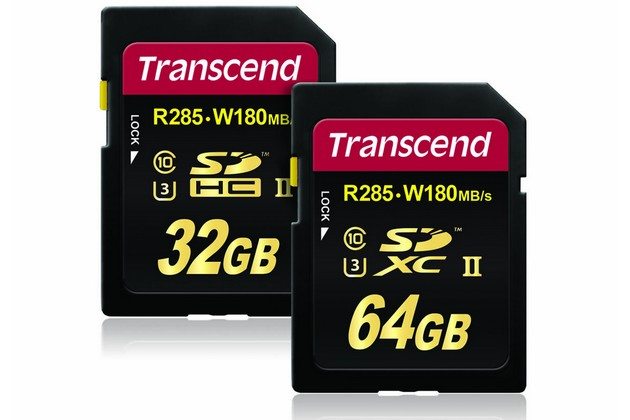 Transcend выпустила карты памяти для записи в 4K-разрешении