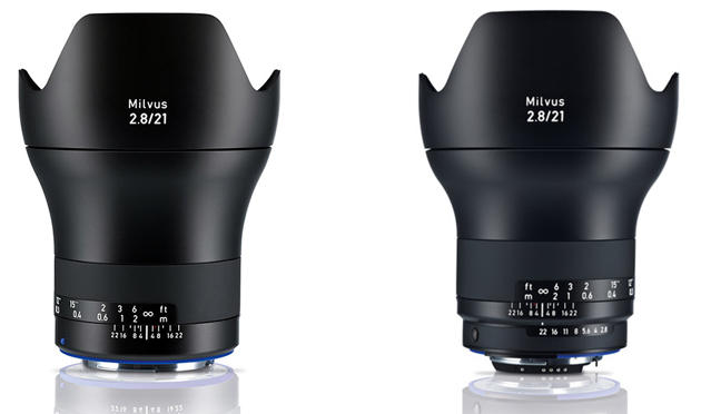 Zeiss Milvus - светлые объективы с фиксированным фокусным расстоянием для зеркальных камер Nikon и Canon