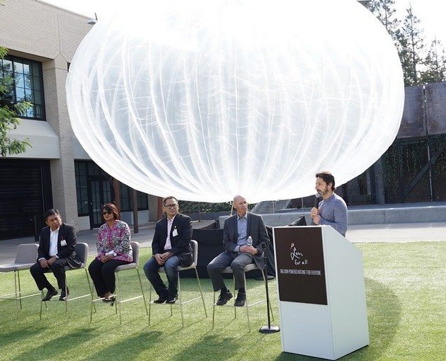 Google balloons with internet next year will surround the Earth