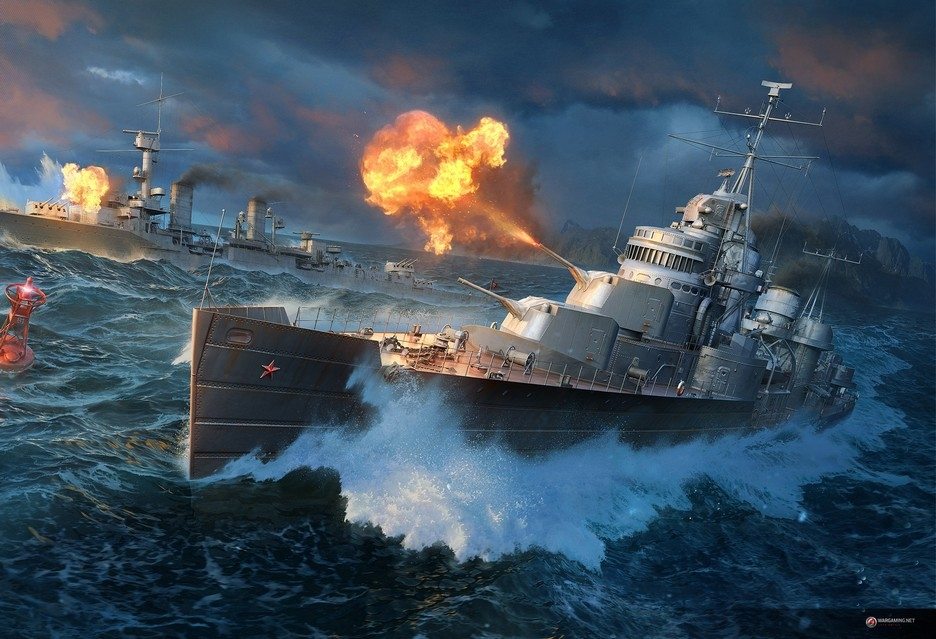 Игра: World of Warships, появились новые корабли