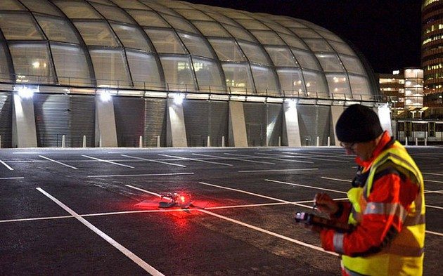 Невероятно: Дроны с ИК камерой уже используются пожарными в Великобритании