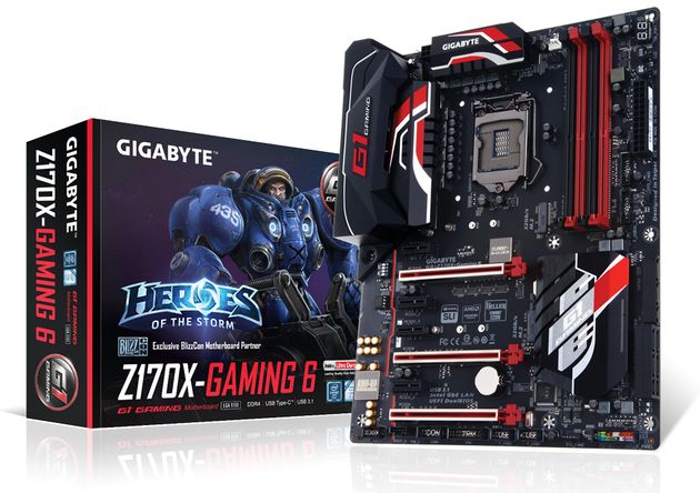 Компания Gigabyte анонсировала новую материнскую плату Z170X-Gaming 6