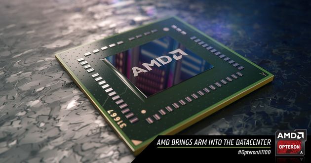 AMD представила свои первые чипы ARM для серверов и центров обработки данных