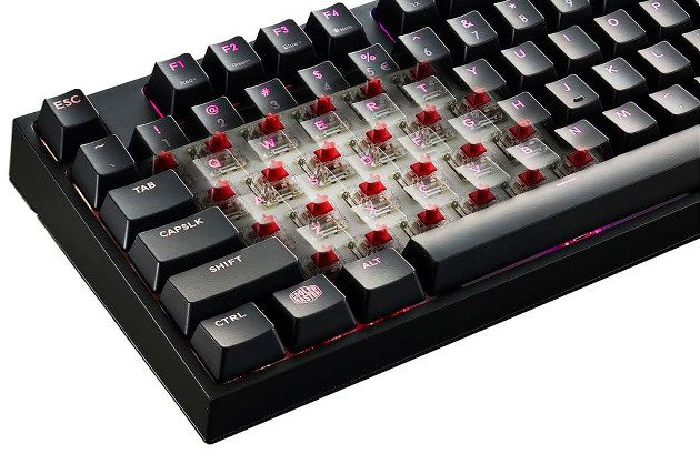 New from Cooler Master keyboard with full backlighting