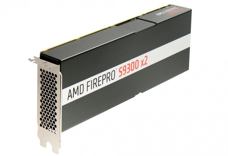 Видеокарта AMD FirePro S9300 x2 для мега компьютера