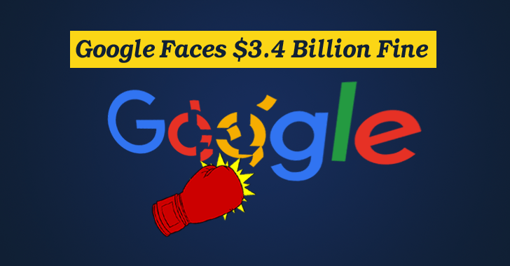 ЕС решил впаять Google штраф в 3 млрд. евро