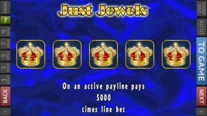 Обзор игрового автомата Just Jewels