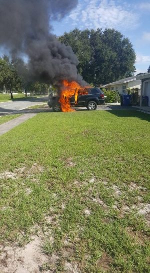 Galaxy Note 7 It caused a car fire