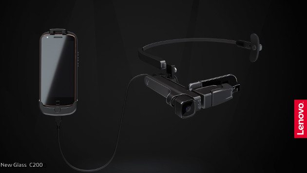 Lenovo New Glass C200 - віртуальна реальність в роботі