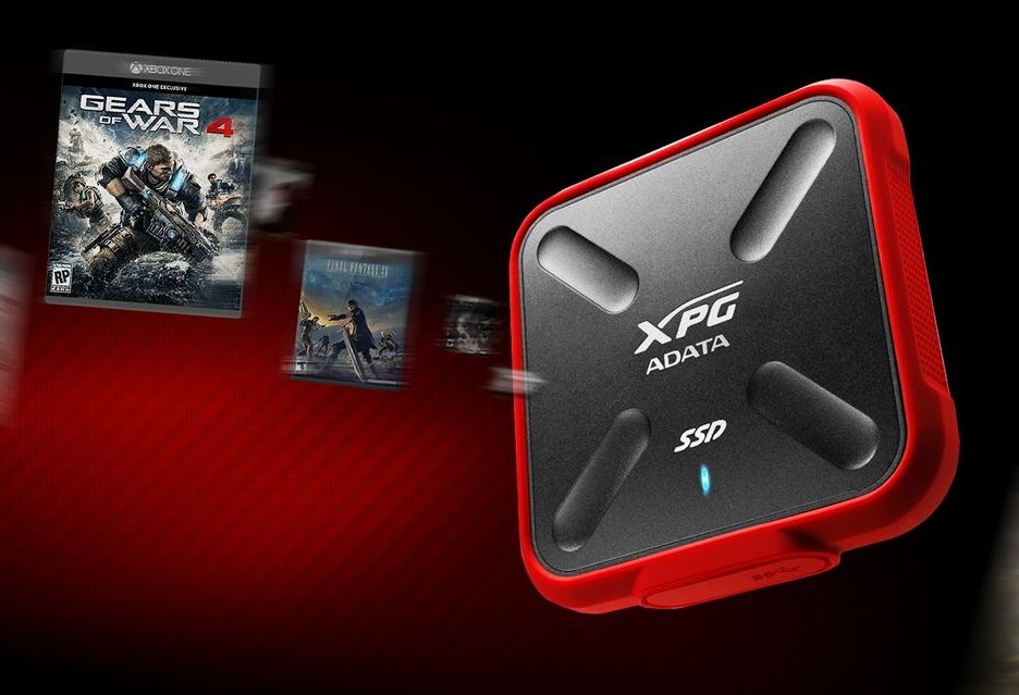 ADATA представила надежный твердотельный диск для консолей Xbox One и PS4