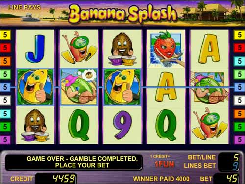 Обзор игрового автомата Banana Splash