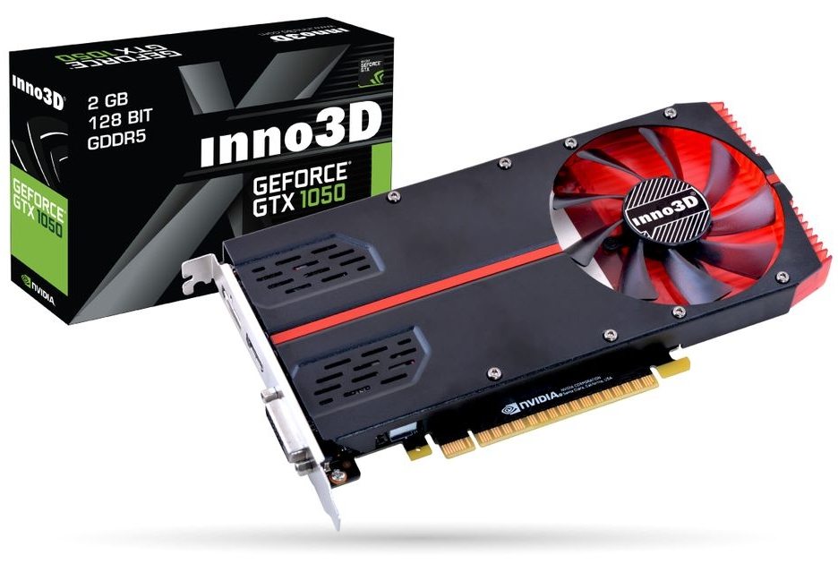Inno3D представила однослотовую версию видеокарты GeForce GTX 1050