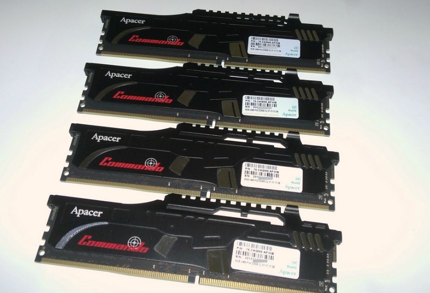 The company introduced the Apacer memory series Commando DDR4-3600 CL17 and DDR4-3466 CL16
