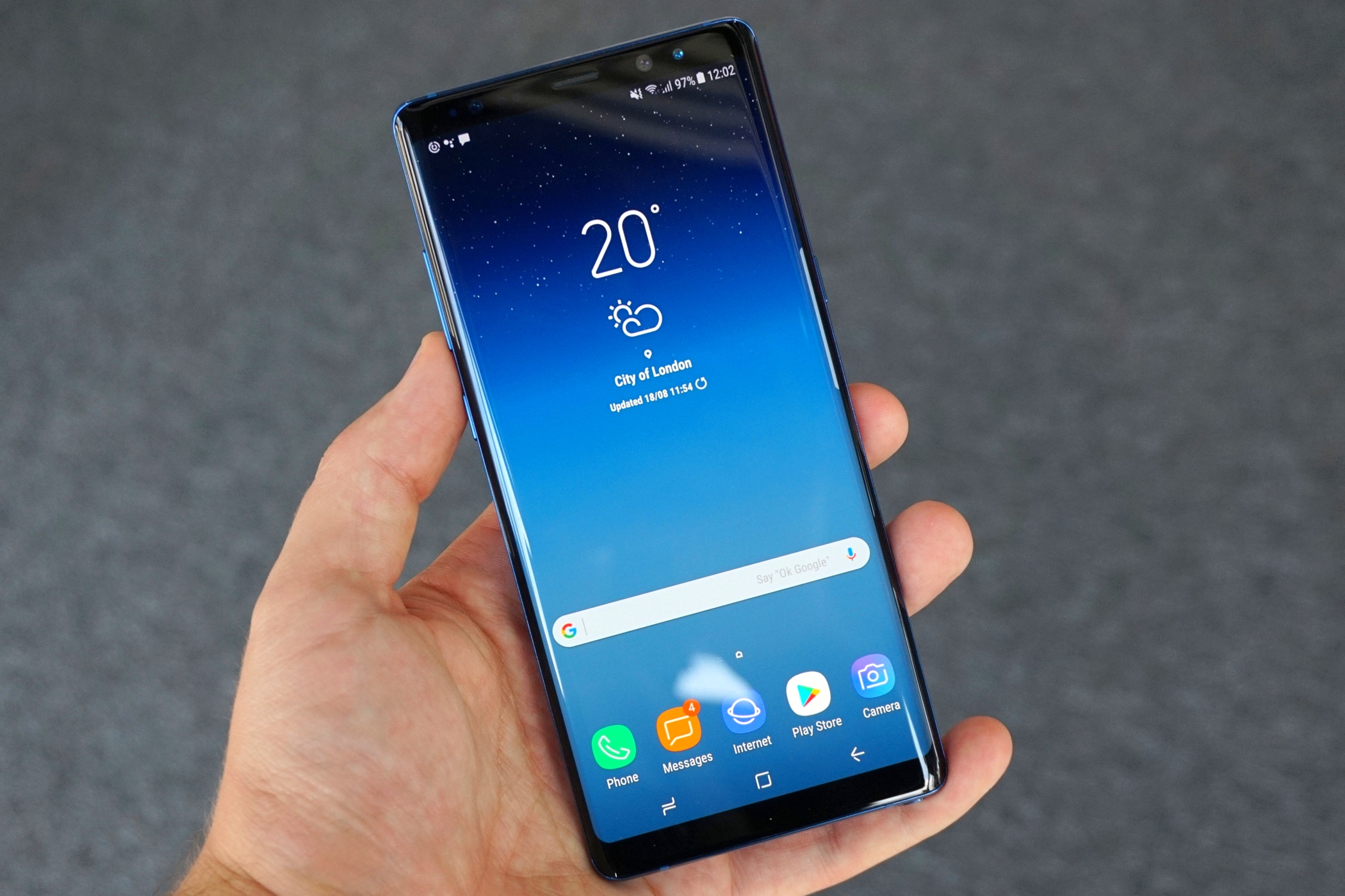Samsung Galaxy Note 8 - a smartphone that is ideal for businessmen