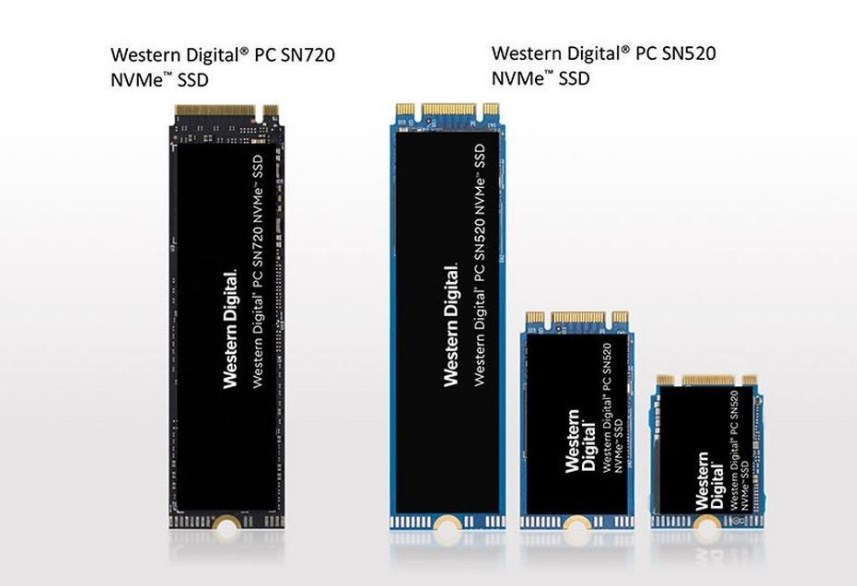 Western Digital представляет новые носители PC SN720 и PC SN520