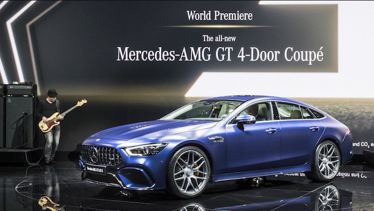Mercedes-AMG GT 4-Door Coupe: It made its debut at the Geneva Motor Show